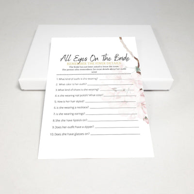 Hen Do Game - All Eyes On The Bride | Single Rose Party Games Your Party Games 