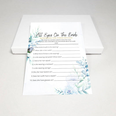 Hen Do Game - All Eyes On The Bride | Watercolor Meadow Party Games Your Party Games 