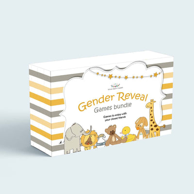 6 Gender Reveal Games Bundle | Ready to play pack Bundle Your Party Games 