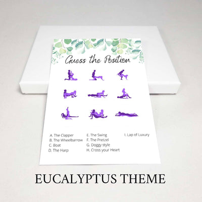 Bachelorette Party Games | 6 Game Bundle Bundle Your Party Games Eucalyptus Digital Download (Printed Unlimited Copies) 