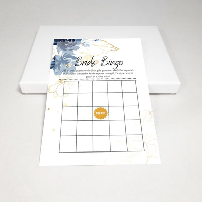 Deep Blue - Bridal Bingo | Bridal Shower Game Party Games Your Party Games 