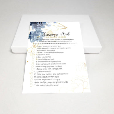 Deep Blue - Scavenger Hunt | Bridal Shower Game Party Games Your Party Games 