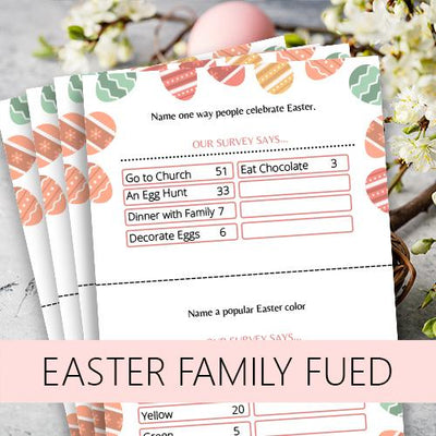 Easter Family Feud Game - Easter Games