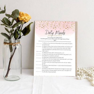 Hen Do Game - Dirty Minds | Rose Gold Party Games Your Party Games 