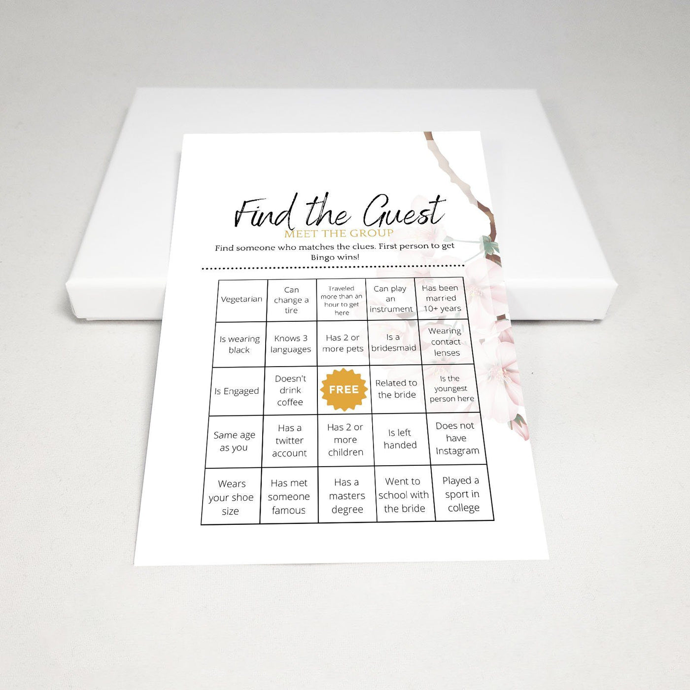 Hen Do Game - Find The Guest | Single Rose Party Games Your Party Games 