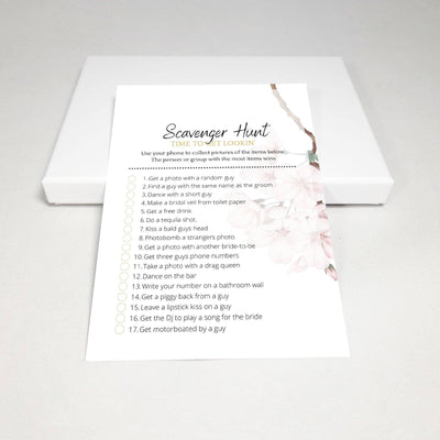 Hen Do Game - Scavenger Hunt | Single Rose Party Games Your Party Games 