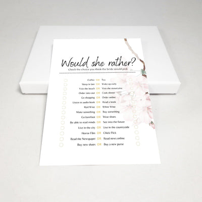 Single Rose - Who Knows The Bride Best? | Bridal Shower Game Party Games Your Party Games 
